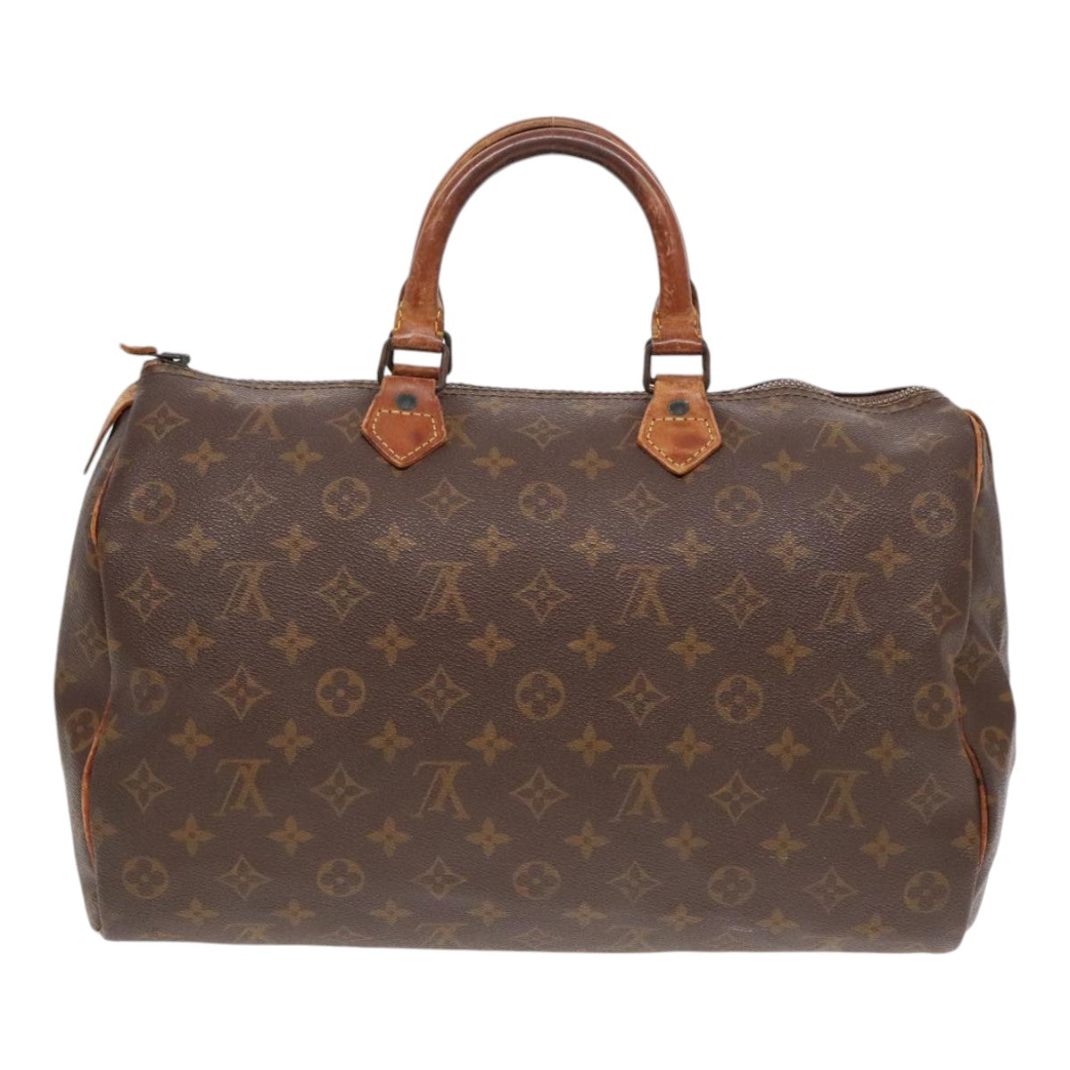 LOUIS VUITTON Monogram Speedy 35 Hand Bag Vintage M41524 LV Auth 90745