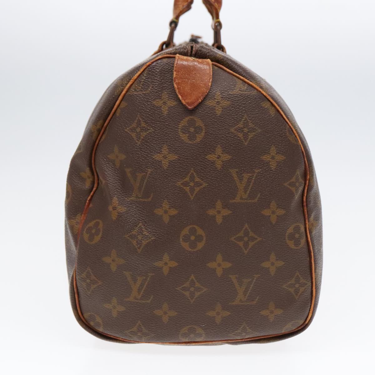 LOUIS VUITTON Monogram Speedy 35 Hand Bag Vintage M41524 LV Auth 90745