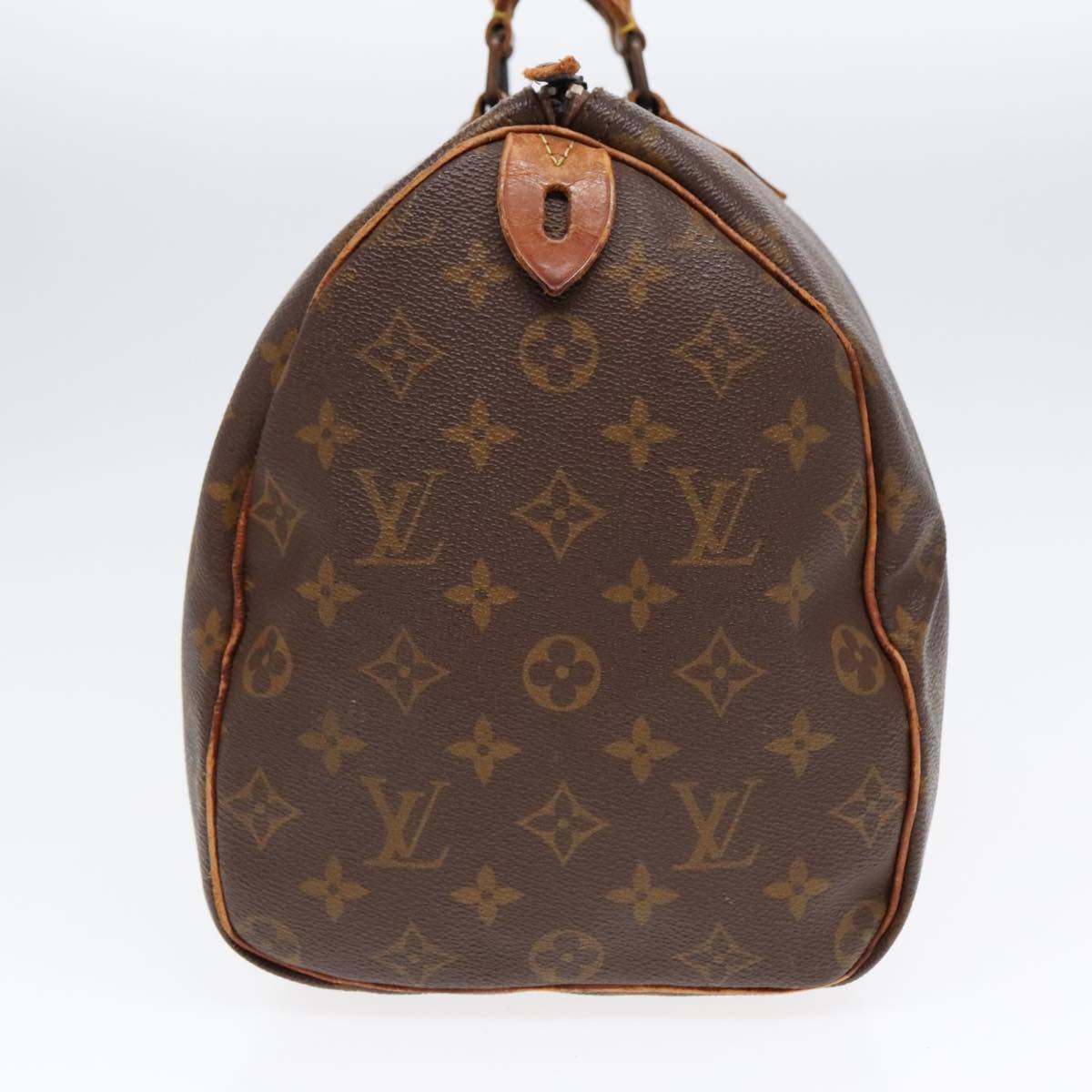 LOUIS VUITTON Monogram Speedy 35 Hand Bag Vintage M41524 LV Auth 90745