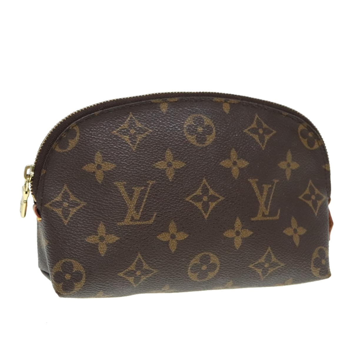 LOUIS VUITTON Monogram Pochette Cosmetic PM Cosmetic Pouch M47515 LV Auth 90746