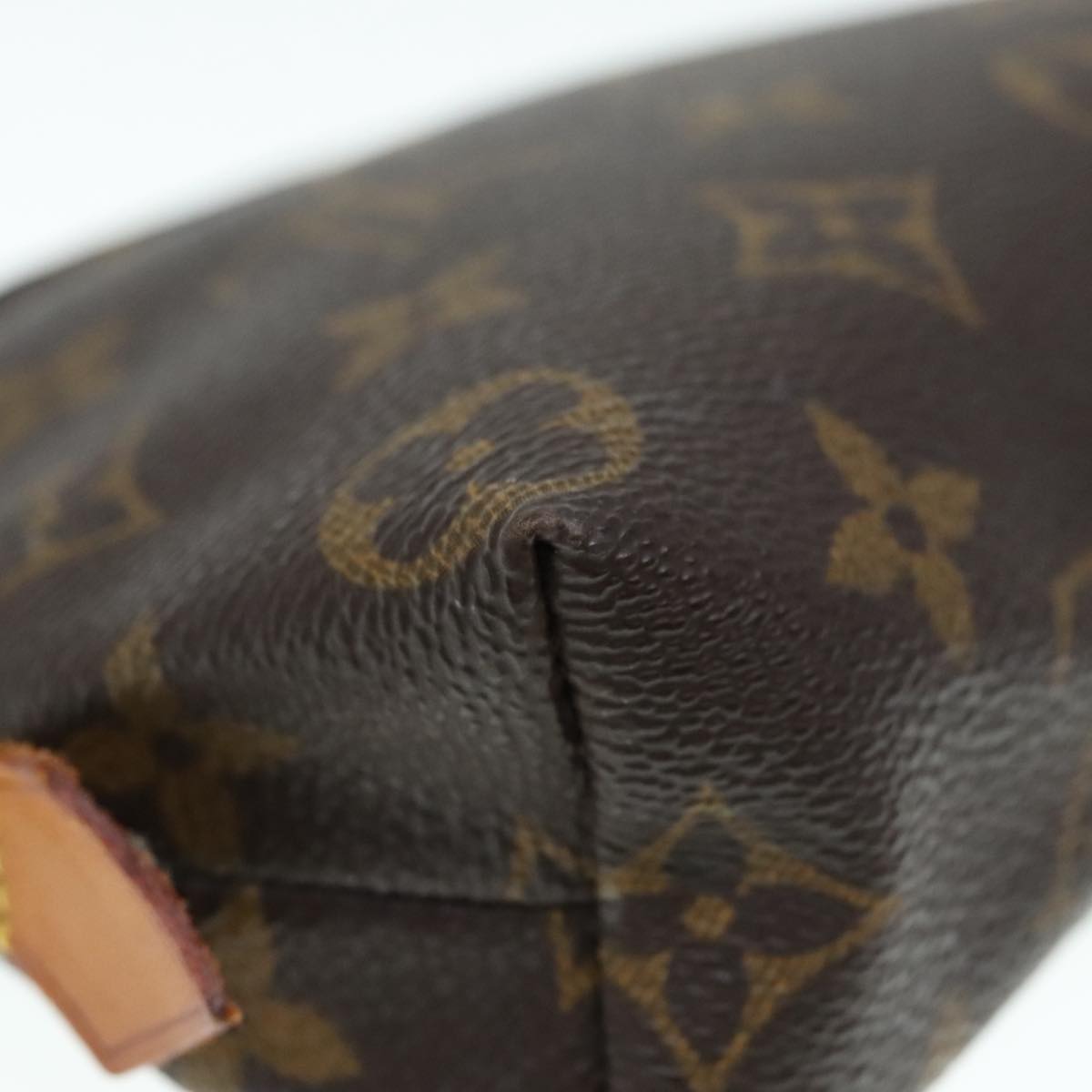 LOUIS VUITTON Monogram Pochette Cosmetic PM Cosmetic Pouch M47515 LV Auth 90746