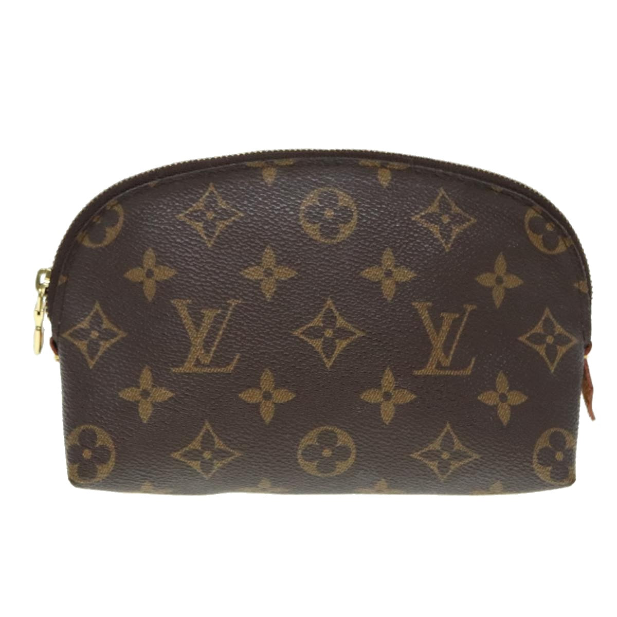 LOUIS VUITTON Monogram Pochette Cosmetic PM Cosmetic Pouch M47515 LV Auth 90746