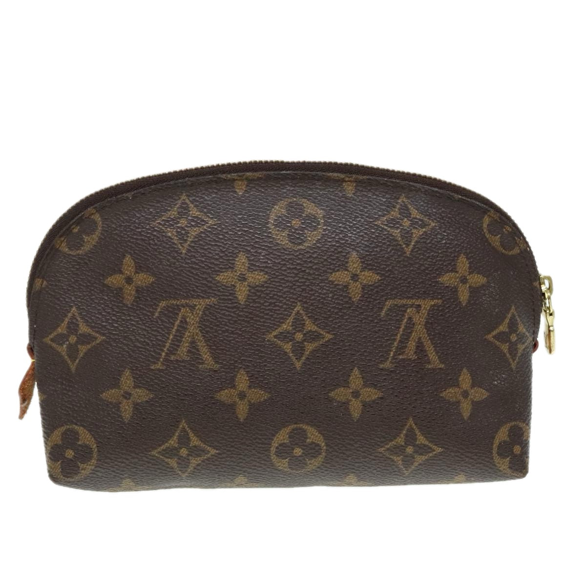 LOUIS VUITTON Monogram Pochette Cosmetic PM Cosmetic Pouch M47515 LV Auth 90746