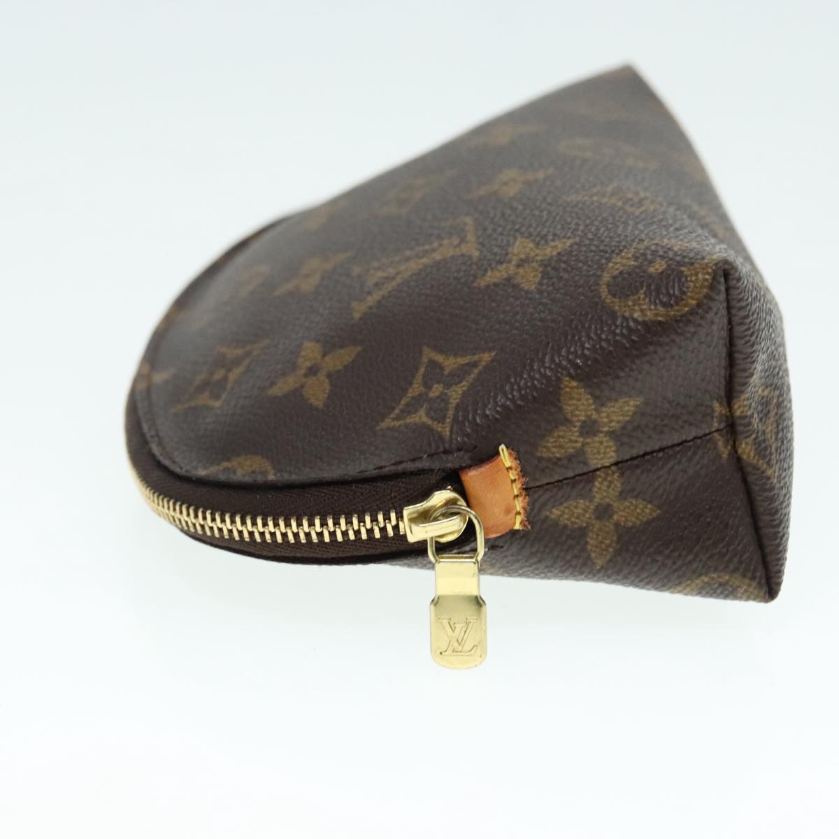 LOUIS VUITTON Monogram Pochette Cosmetic PM Cosmetic Pouch M47515 LV Auth 90746