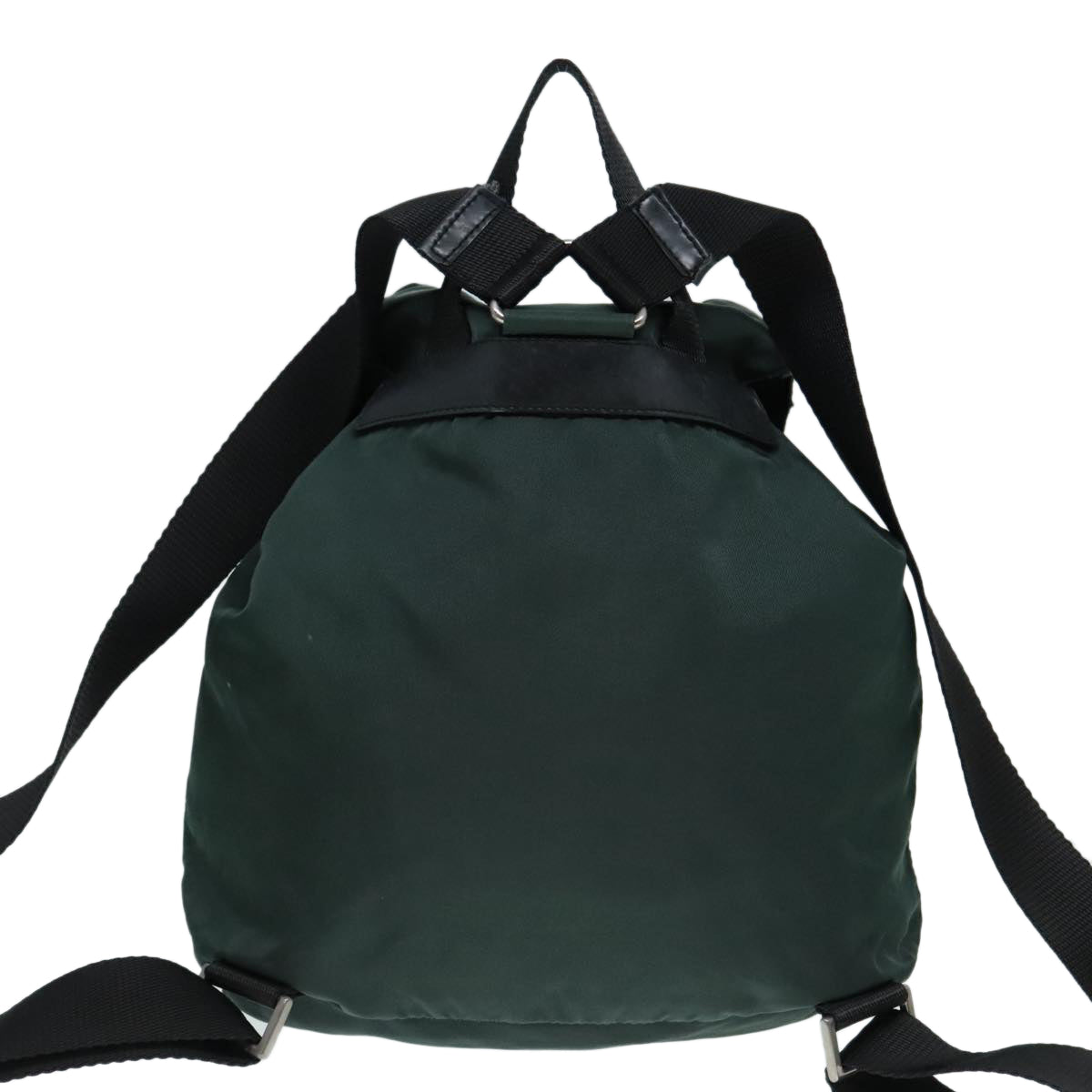 PRADA Backpack Nylon Green Auth 90749