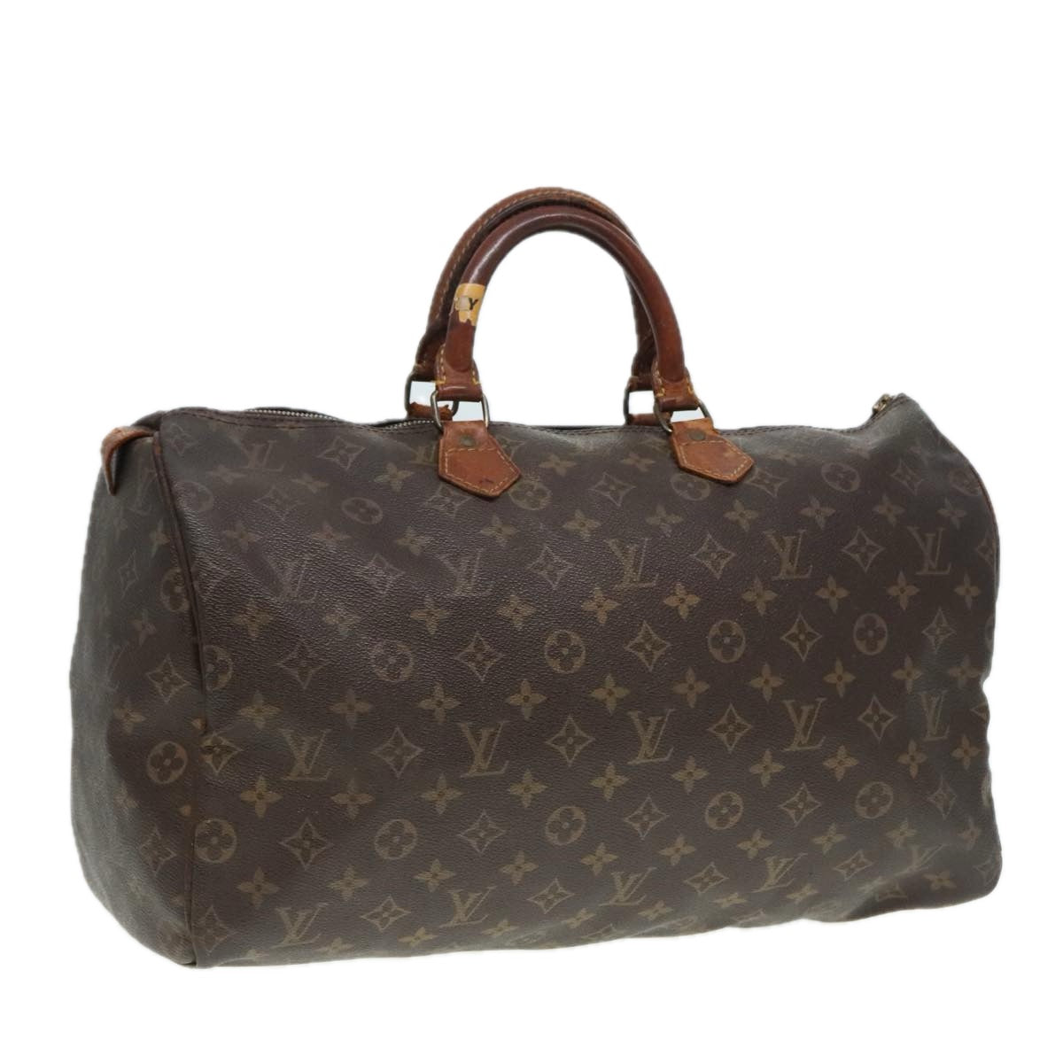 LOUIS VUITTON Monogram Speedy 40 Hand Bag M41522 LV Auth 90768