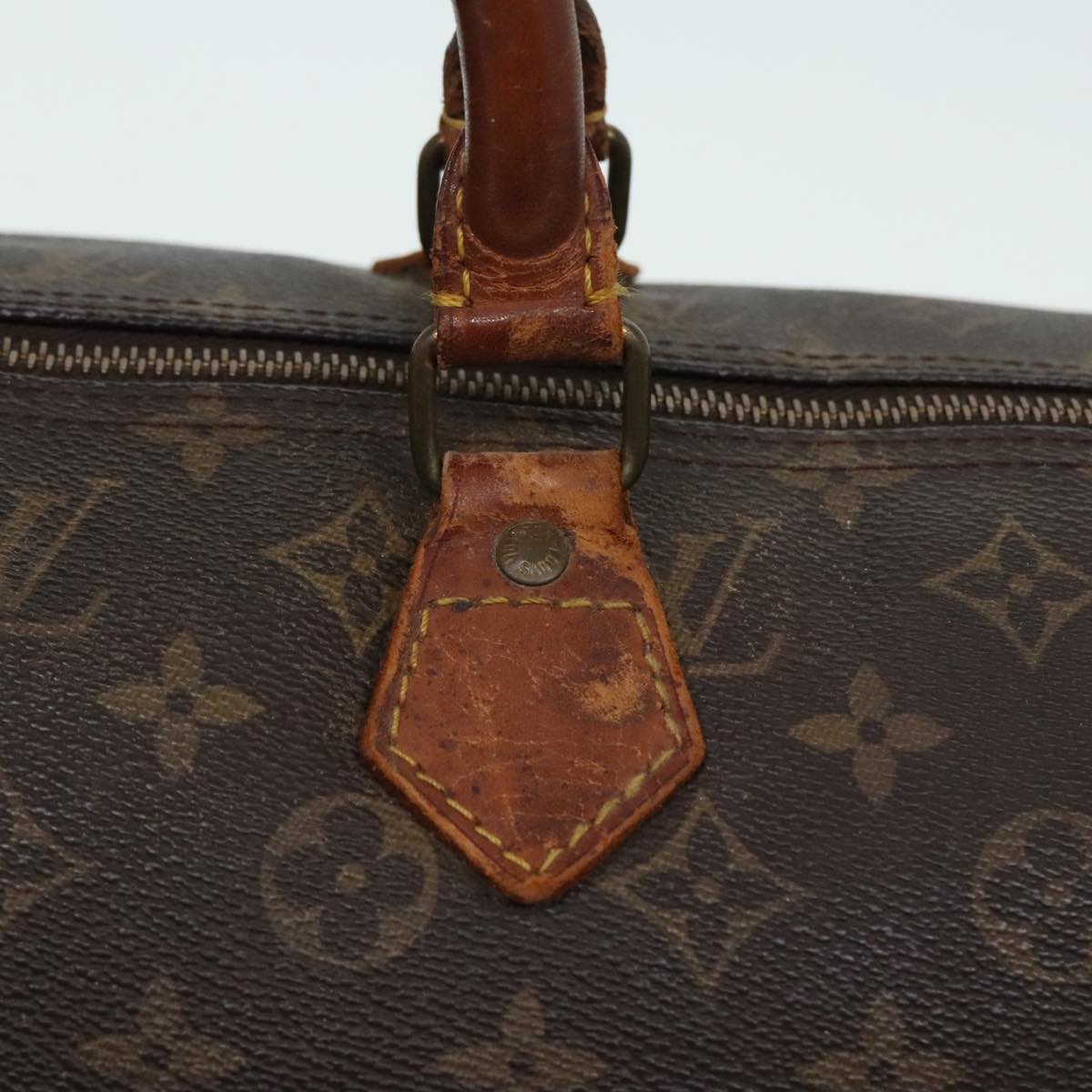 LOUIS VUITTON Monogram Speedy 40 Hand Bag M41522 LV Auth 90768