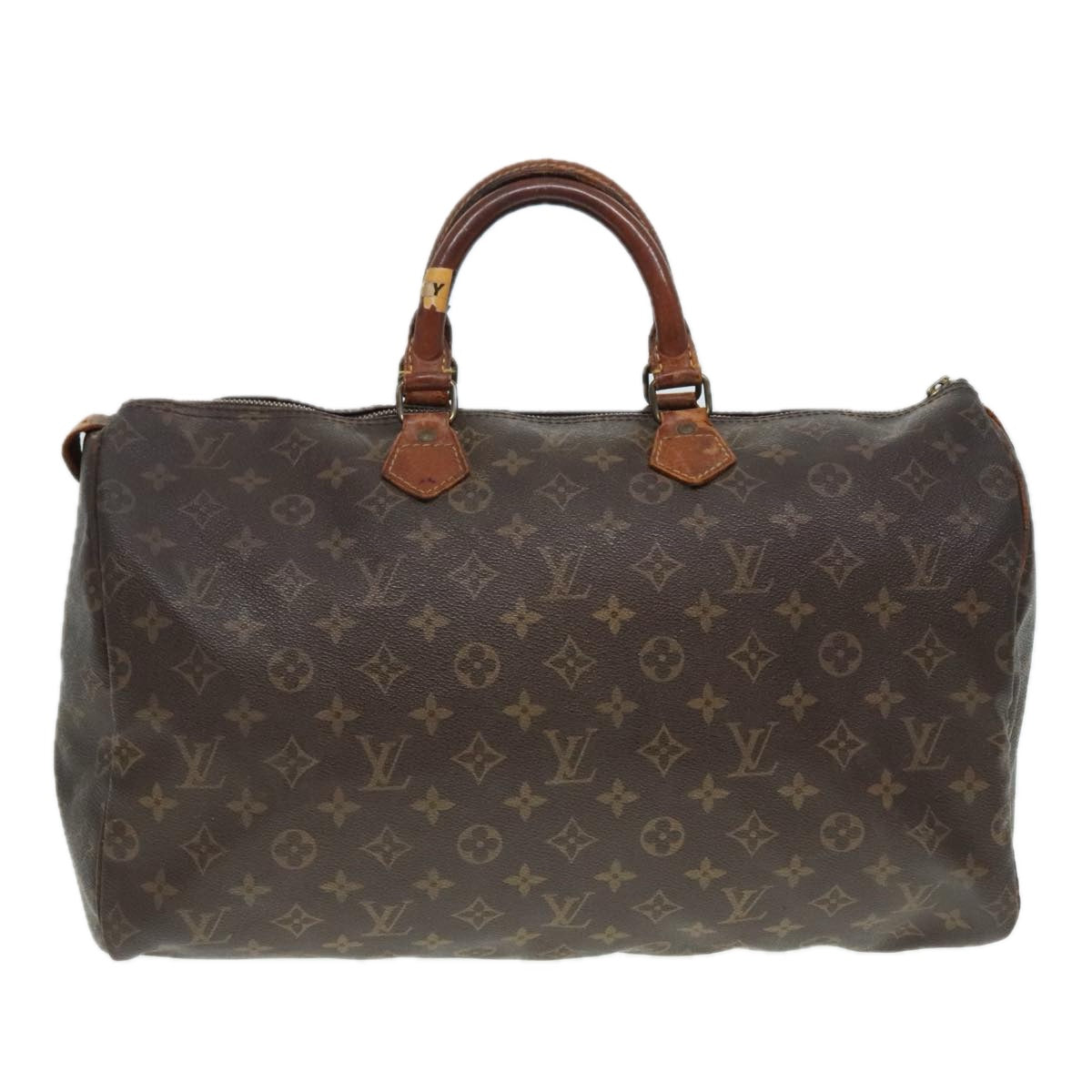 LOUIS VUITTON Monogram Speedy 40 Hand Bag M41522 LV Auth 90768