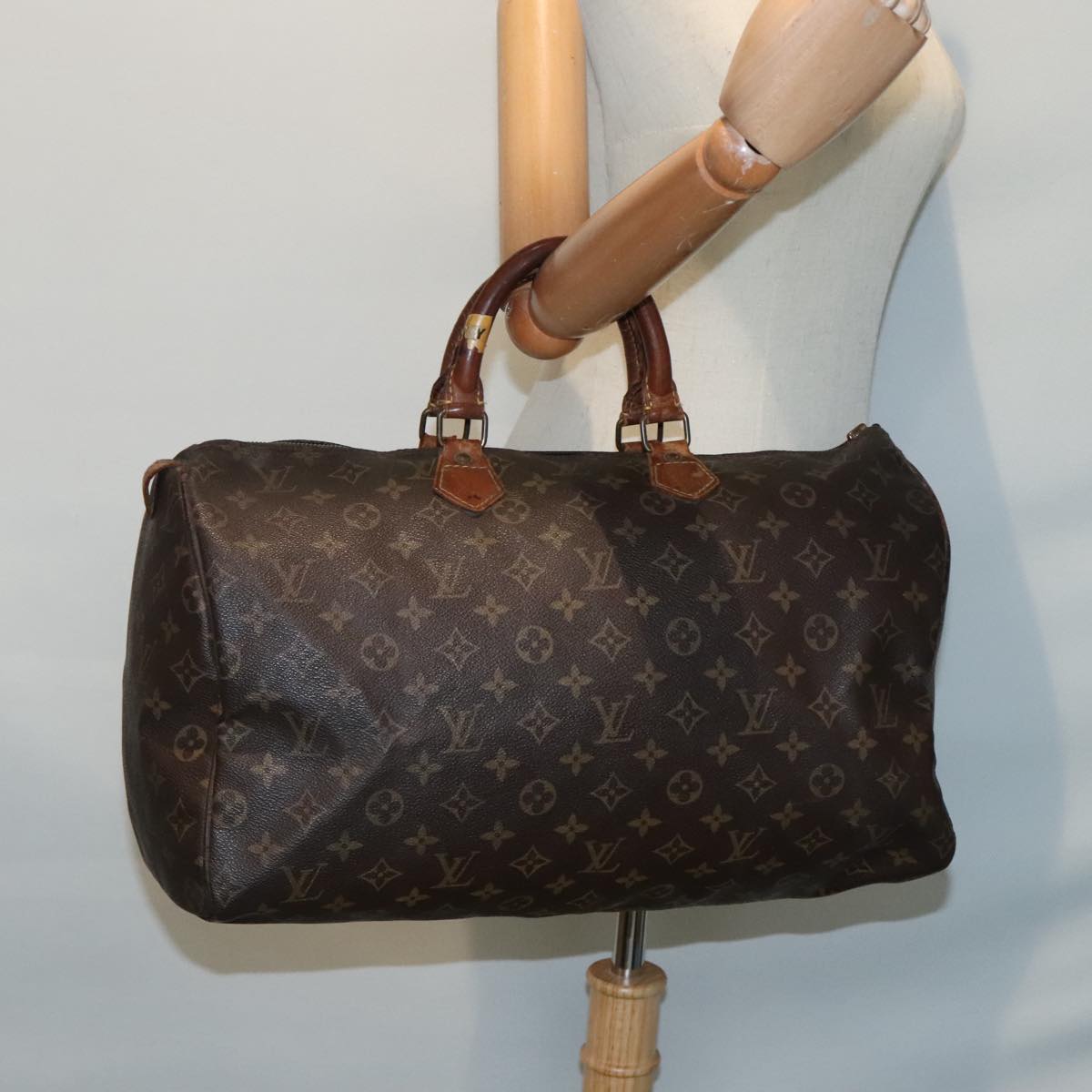 LOUIS VUITTON Monogram Speedy 40 Hand Bag M41522 LV Auth 90768