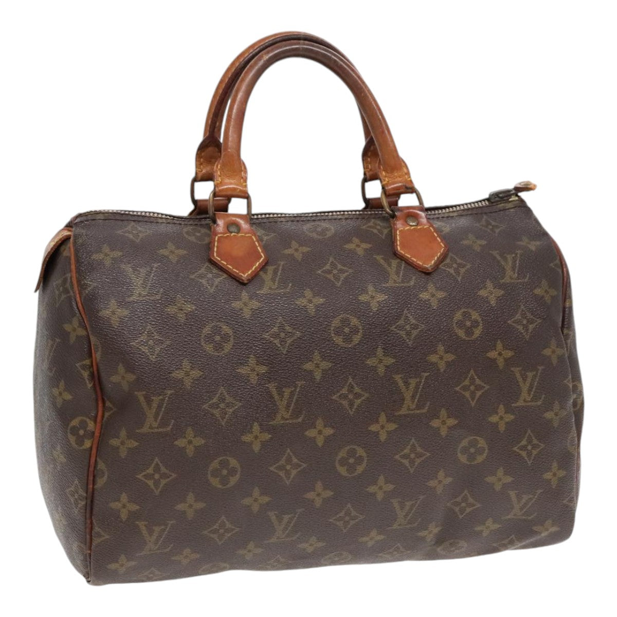 LOUIS VUITTON Monogram Speedy 30 Hand Bag Vintage M41526 LV Auth 90769