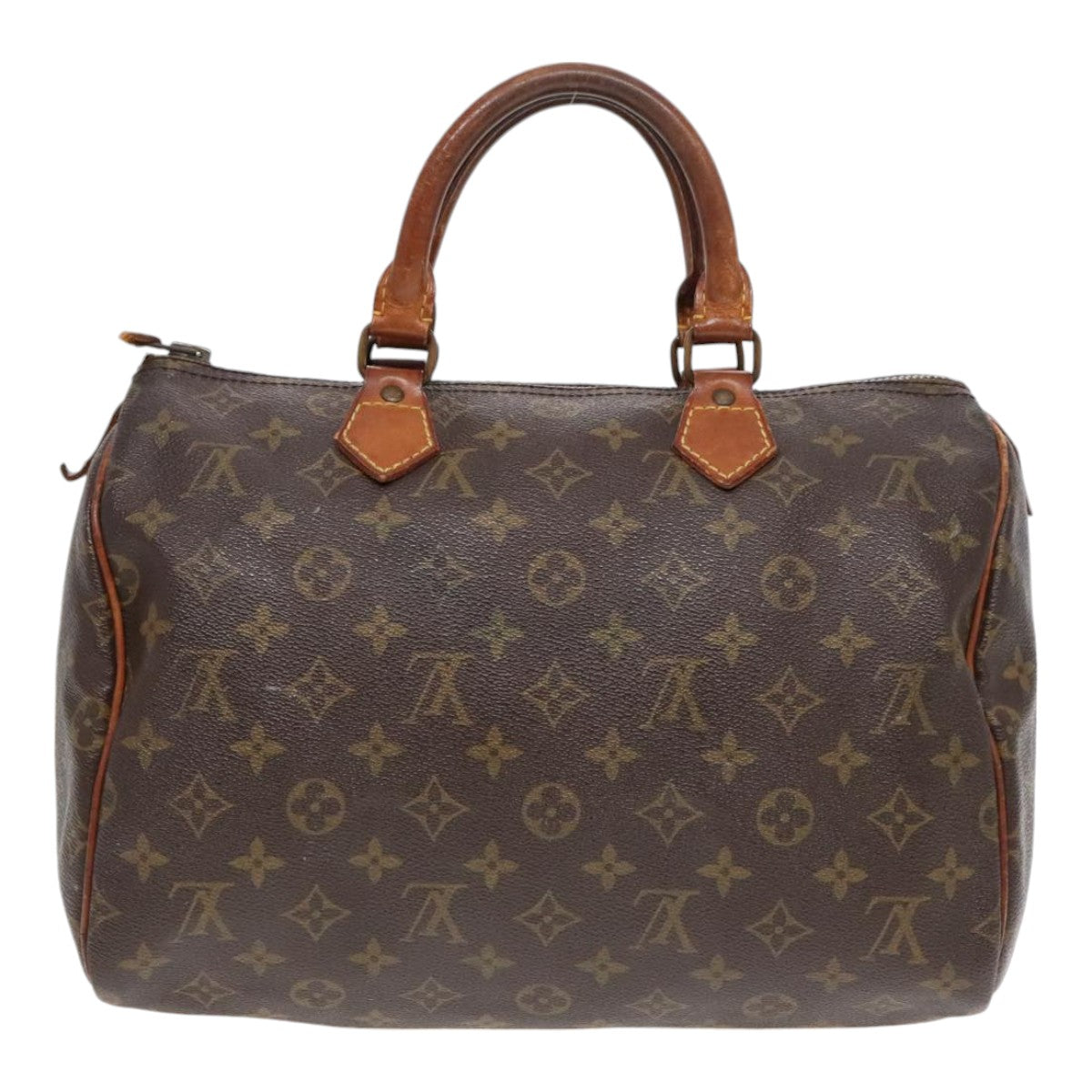 LOUIS VUITTON Monogram Speedy 30 Hand Bag Vintage M41526 LV Auth 90769