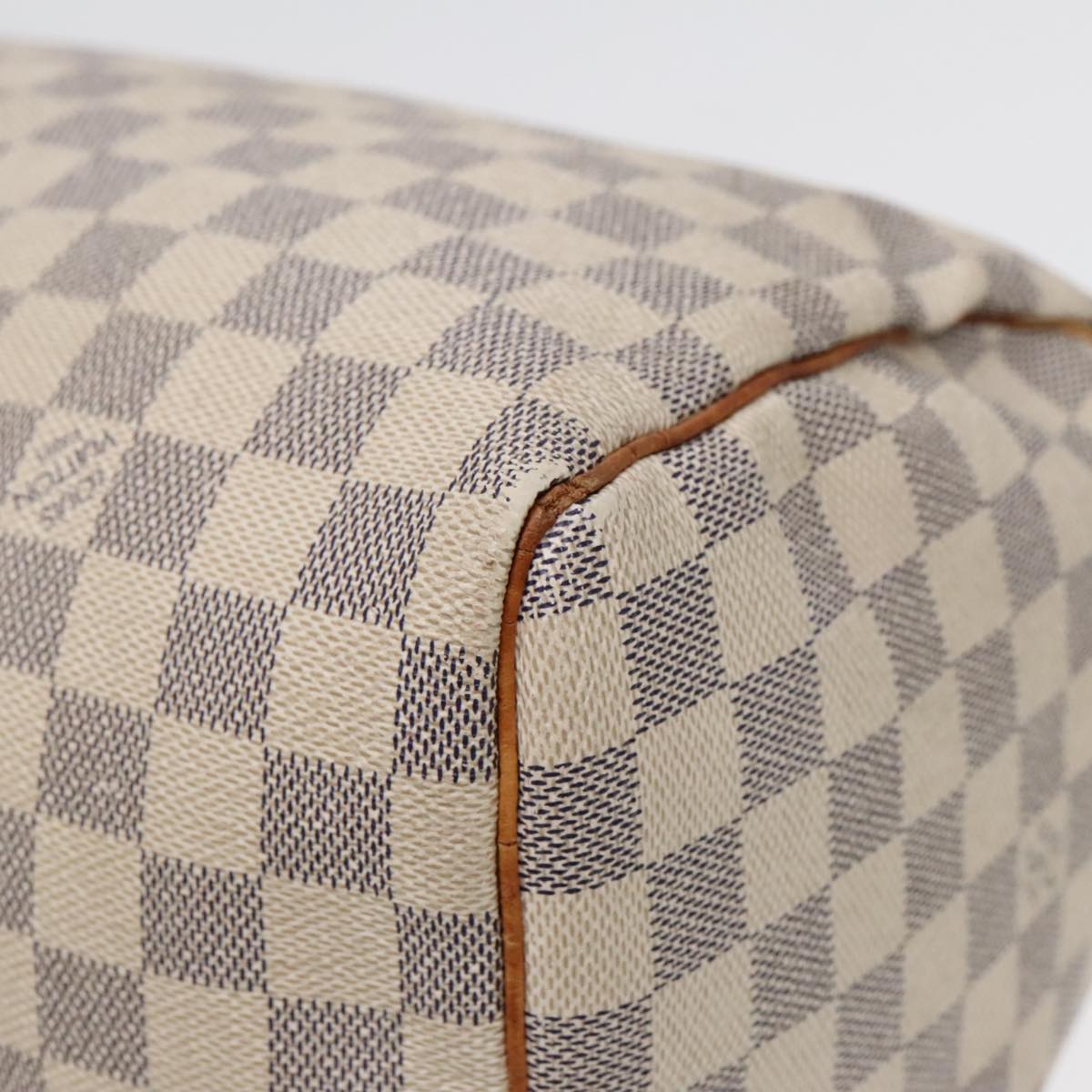 LOUIS VUITTON Damier Azur Speedy 30 Hand Bag N41533 LV Auth 90770