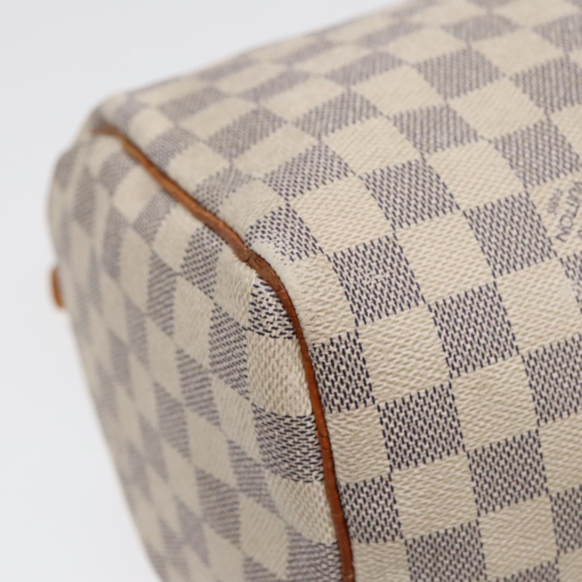 LOUIS VUITTON Damier Azur Speedy 30 Hand Bag N41533 LV Auth 90770