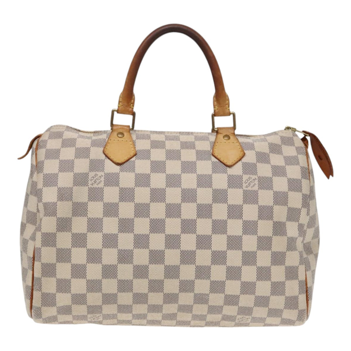 LOUIS VUITTON Damier Azur Speedy 30 Hand Bag N41533 LV Auth 90770