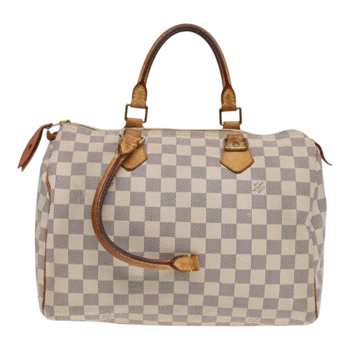 LOUIS VUITTON Damier Azur Speedy 30 Hand Bag N41533 LV Auth 90770