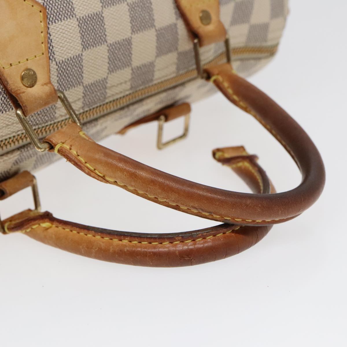 LOUIS VUITTON Damier Azur Speedy 30 Hand Bag N41533 LV Auth 90770