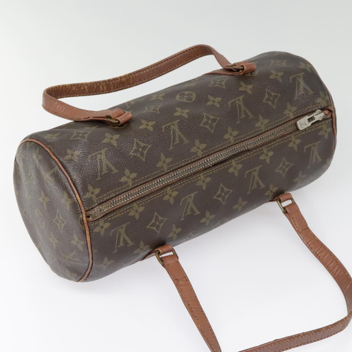 LOUIS VUITTON Monogram Papillon 30 Hand Bag Vintage M51385 LV Auth 90772