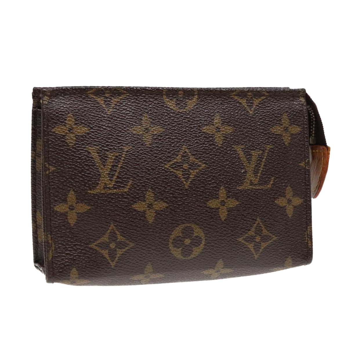 LOUIS VUITTON Monogram Poche Toilette 15 Pouch M47546 LV Auth 90817