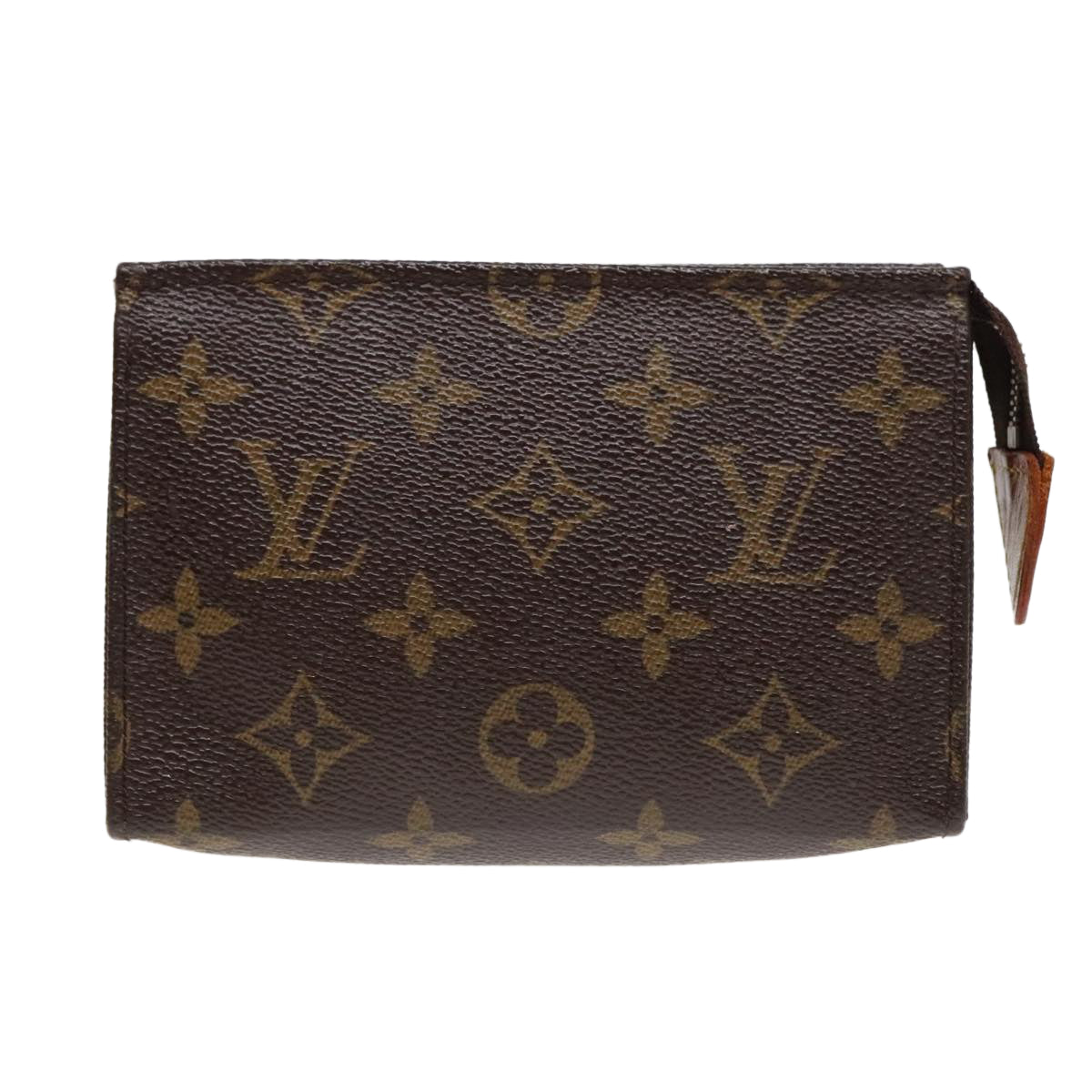 LOUIS VUITTON Monogram Poche Toilette 15 Pouch M47546 LV Auth 90817