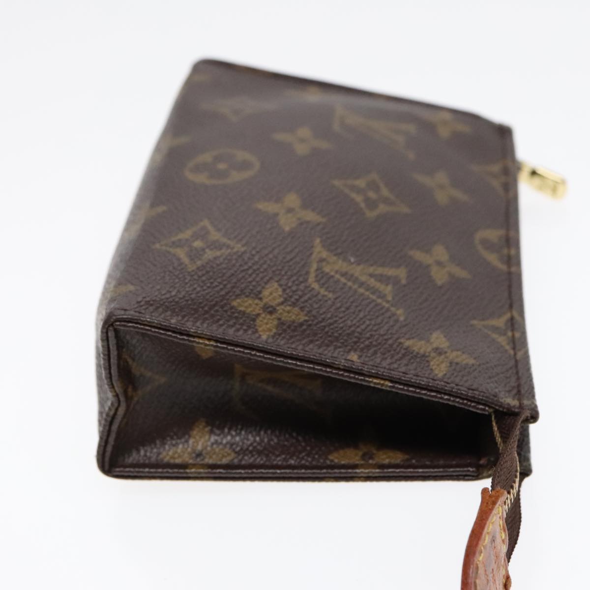 LOUIS VUITTON Monogram Poche Toilette 15 Pouch M47546 LV Auth 90817