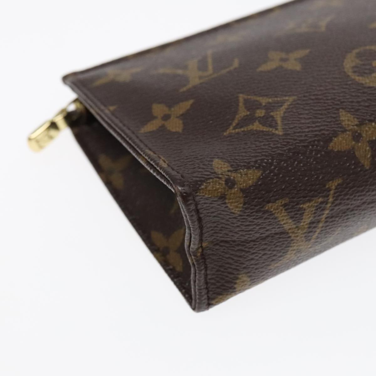 LOUIS VUITTON Monogram Poche Toilette 15 Pouch M47546 LV Auth 90817