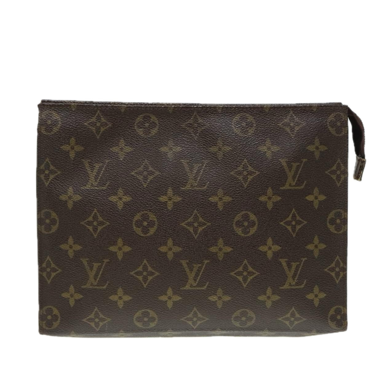 LOUIS VUITTON Monogram Poche Toilette 26 Pouch Vintage M47542 LV Auth 90848