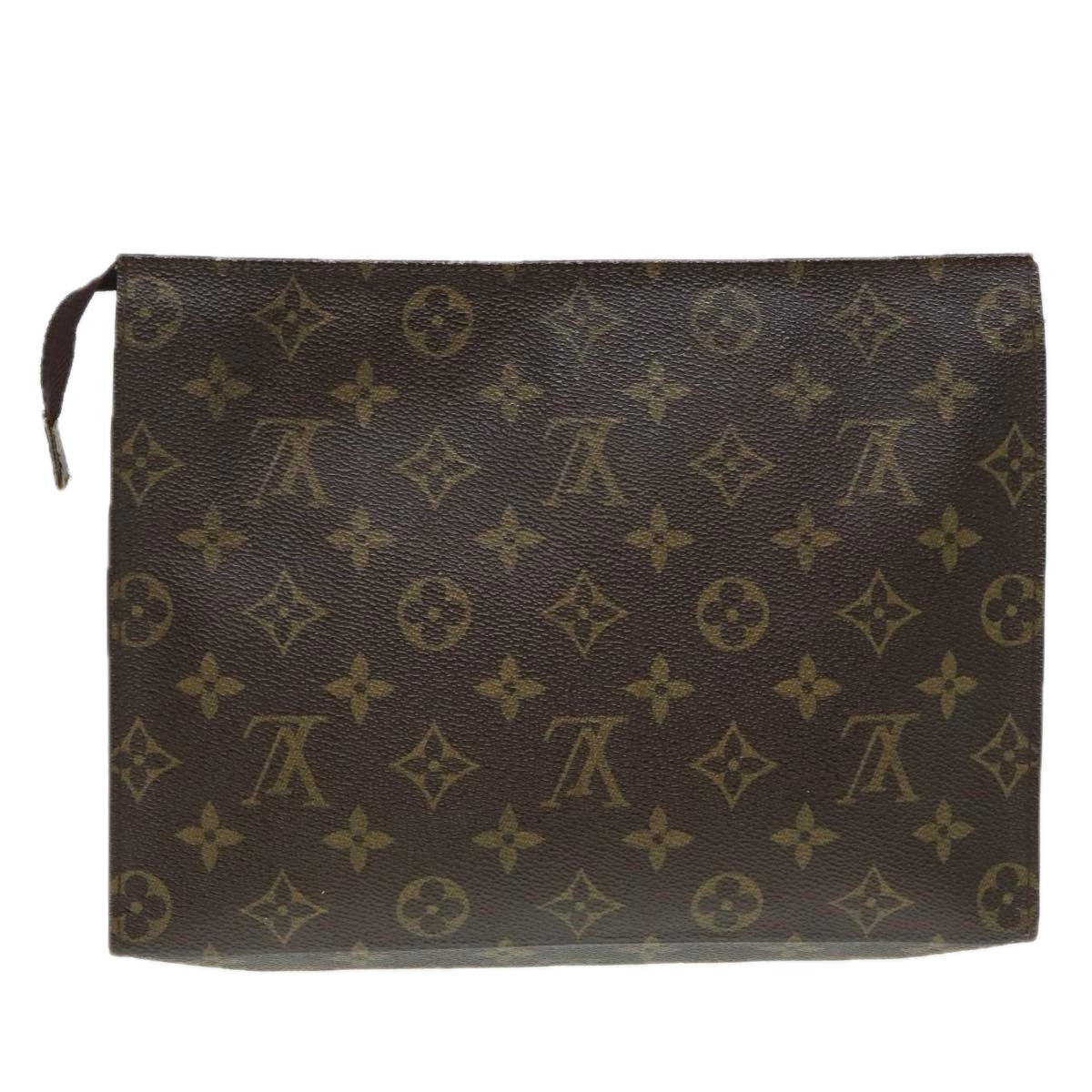 LOUIS VUITTON Monogram Poche Toilette 26 Pouch Vintage M47542 LV Auth 90848