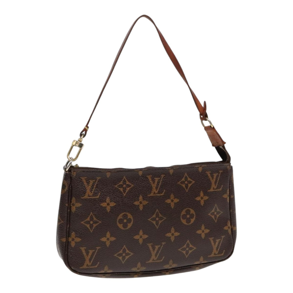 LOUIS VUITTON Monogram Pochette Accessoires Pouch M51980 LV Auth 90850