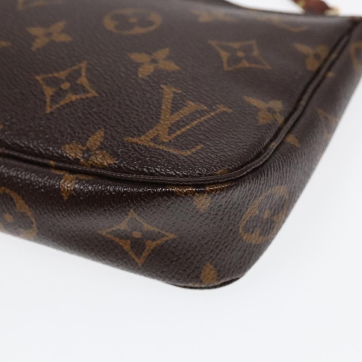 LOUIS VUITTON Monogram Pochette Accessoires Pouch M51980 LV Auth 90850