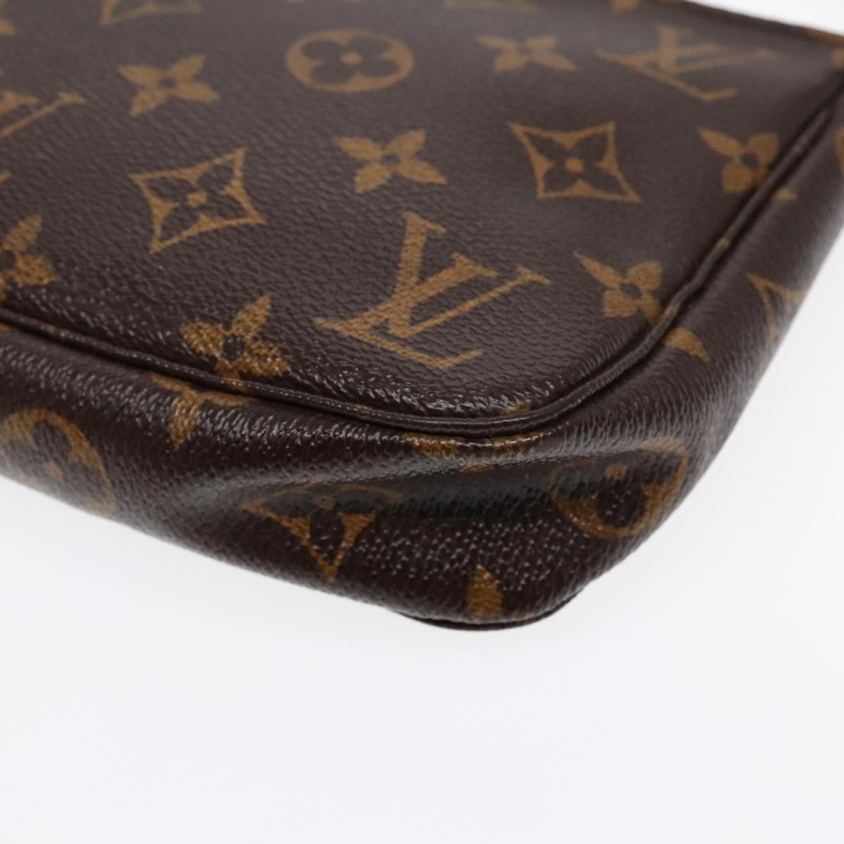 LOUIS VUITTON Monogram Pochette Accessoires Pouch M51980 LV Auth 90850