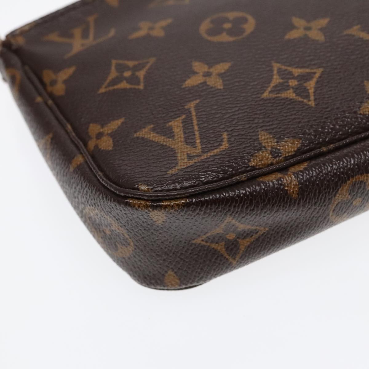 LOUIS VUITTON Monogram Pochette Accessoires Pouch M51980 LV Auth 90850