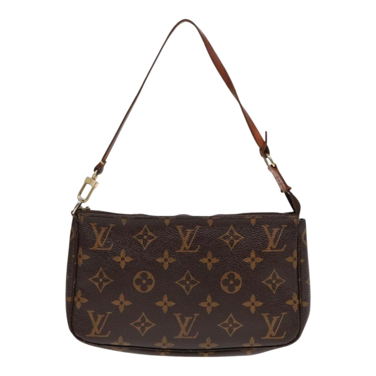 LOUIS VUITTON Monogram Pochette Accessoires Pouch M51980 LV Auth 90850