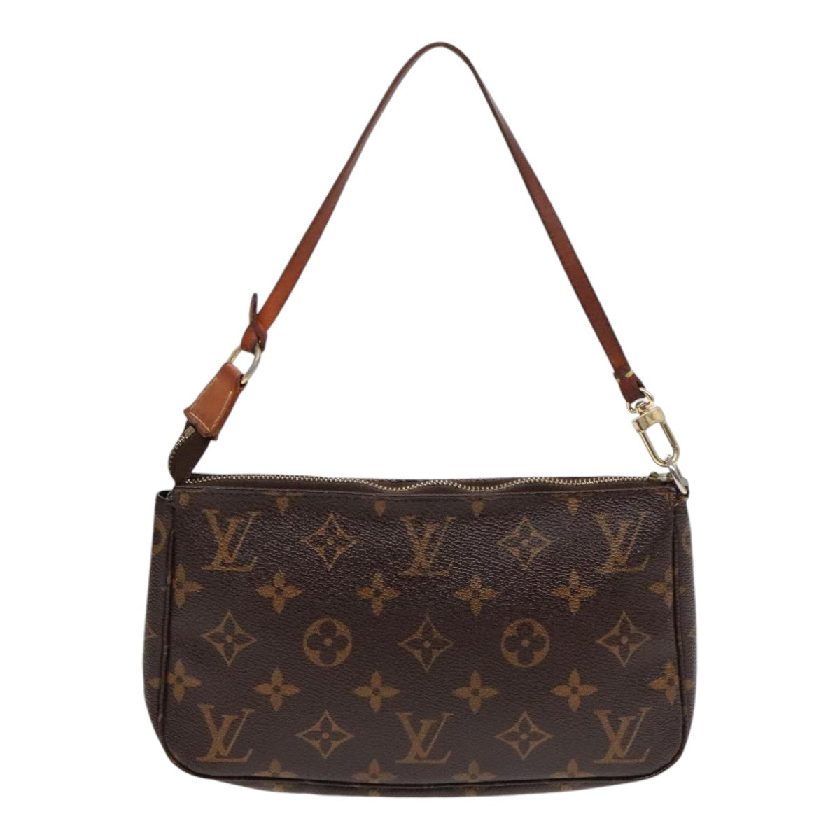 LOUIS VUITTON Monogram Pochette Accessoires Pouch M51980 LV Auth 90850