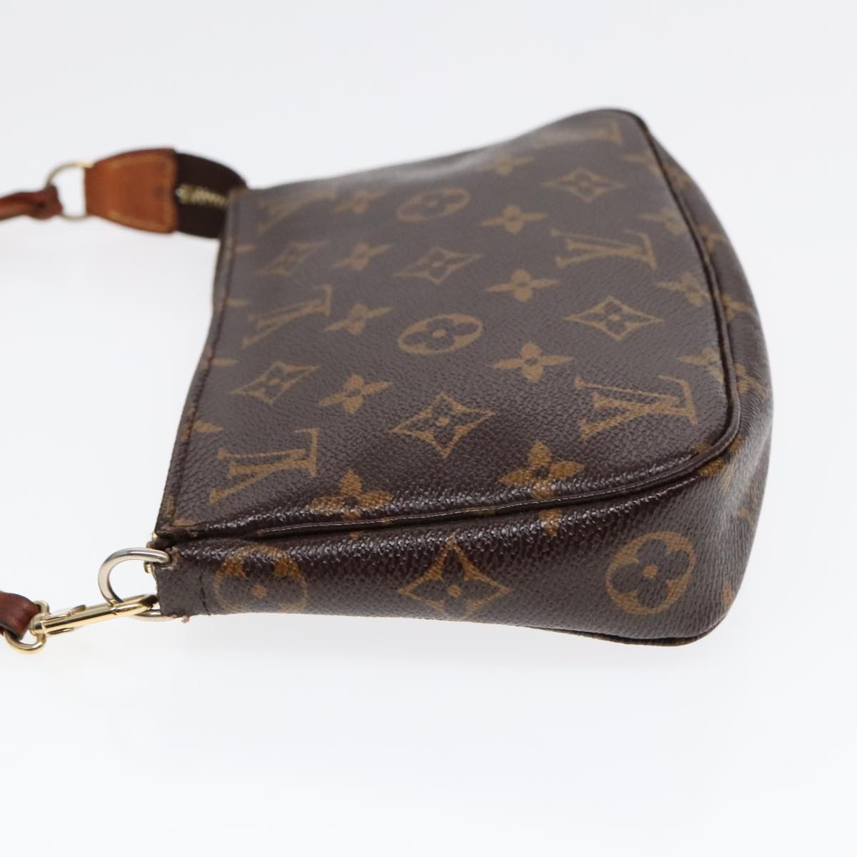 LOUIS VUITTON Monogram Pochette Accessoires Pouch M51980 LV Auth 90850