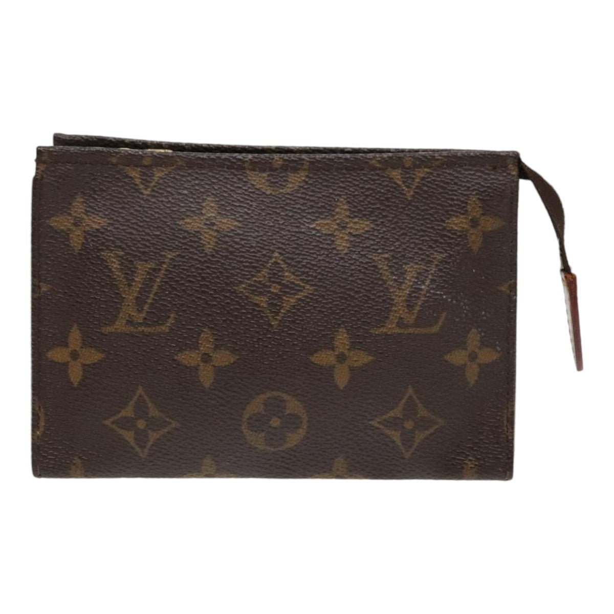 LOUIS VUITTON Monogram Poche Toilette 15 Pouch M47546 LV Auth 90876