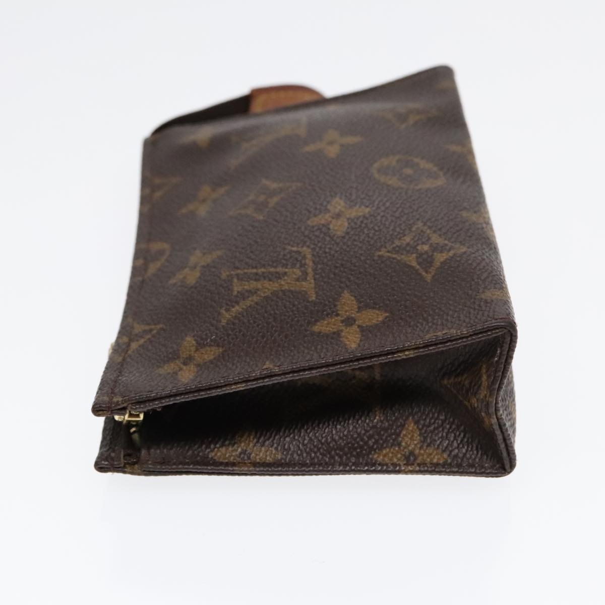 LOUIS VUITTON Monogram Poche Toilette 15 Pouch M47546 LV Auth 90876