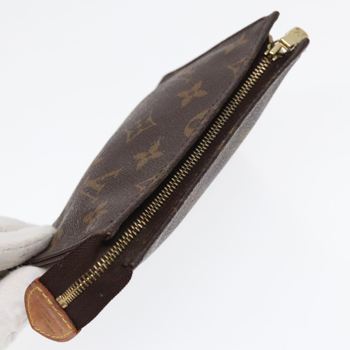 LOUIS VUITTON Monogram Poche Toilette 15 Pouch M47546 LV Auth 90876