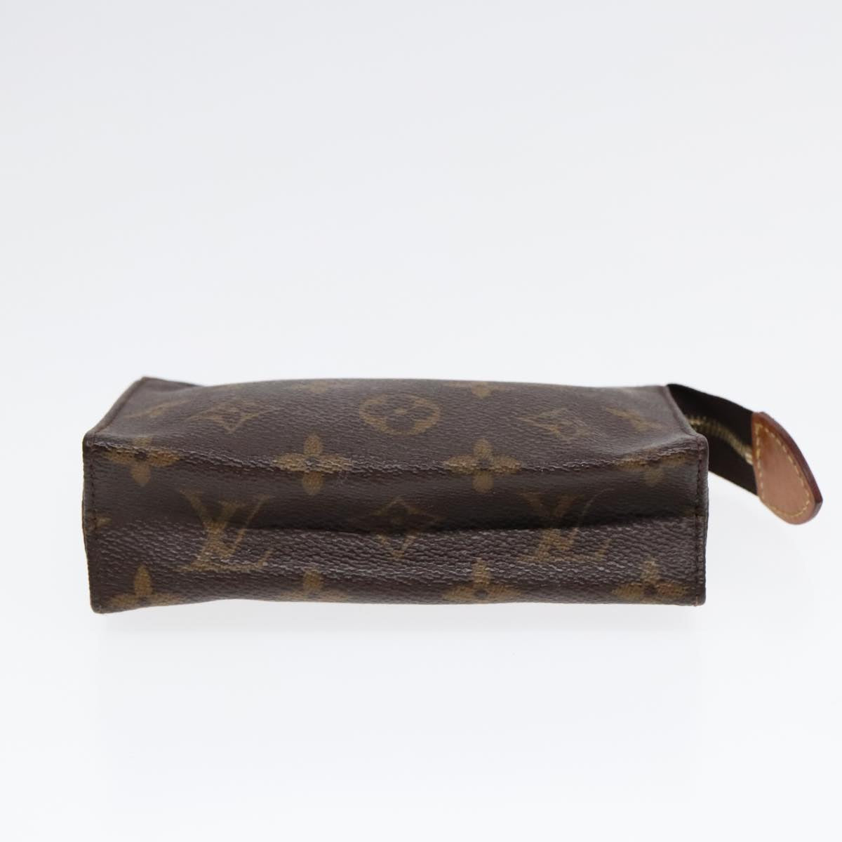 LOUIS VUITTON Monogram Poche Toilette 15 Pouch M47546 LV Auth 90876