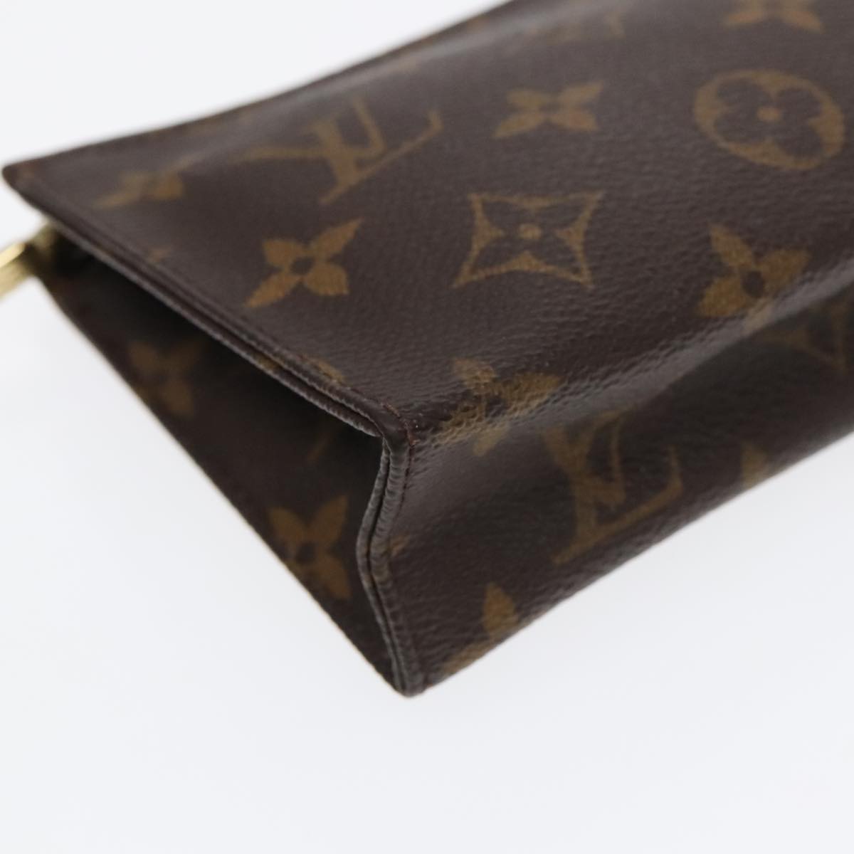 LOUIS VUITTON Monogram Poche Toilette 15 Pouch M47546 LV Auth 90876