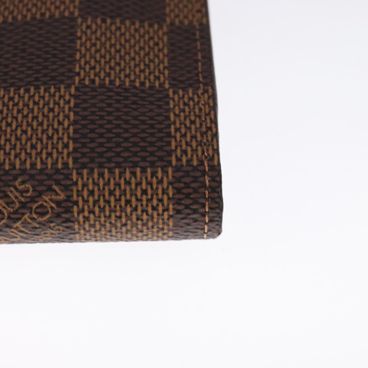 LOUIS VUITTON Damier Ebene Etui Cigarette Case N63024 LV Auth 90907