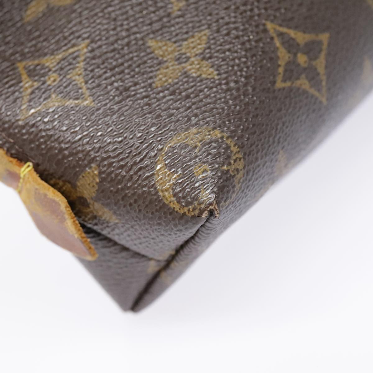 LOUIS VUITTON Monogram Pochette Cosmetic PM Cosmetic Pouch M47515 LV Auth 90924