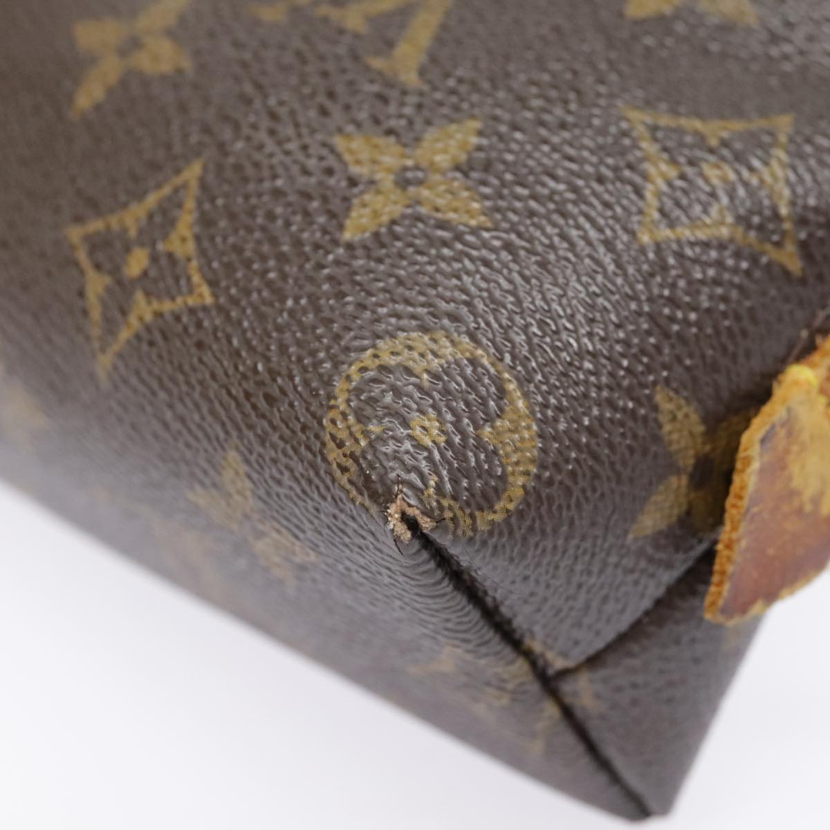 LOUIS VUITTON Monogram Pochette Cosmetic PM Cosmetic Pouch M47515 LV Auth 90924