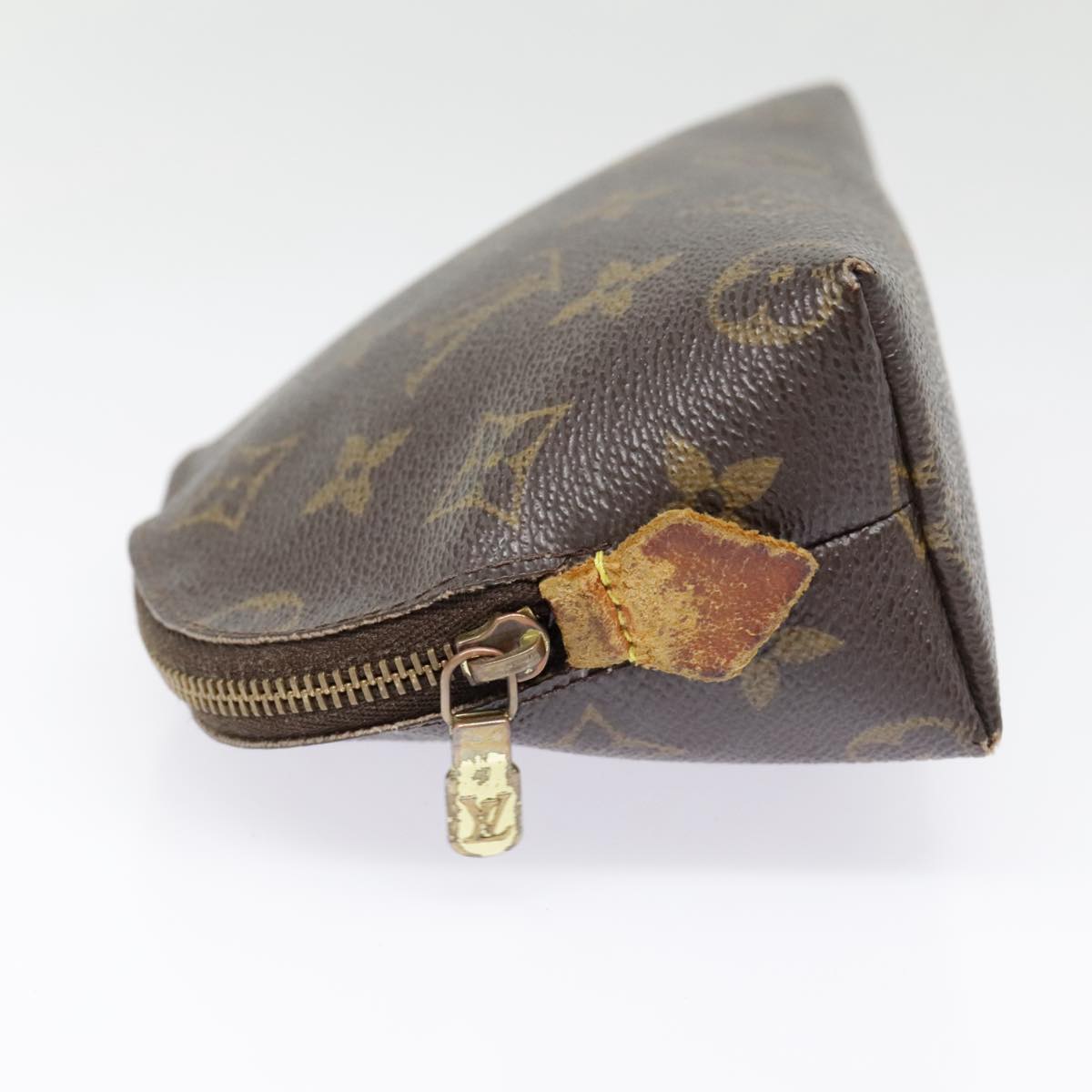 LOUIS VUITTON Monogram Pochette Cosmetic PM Cosmetic Pouch M47515 LV Auth 90924