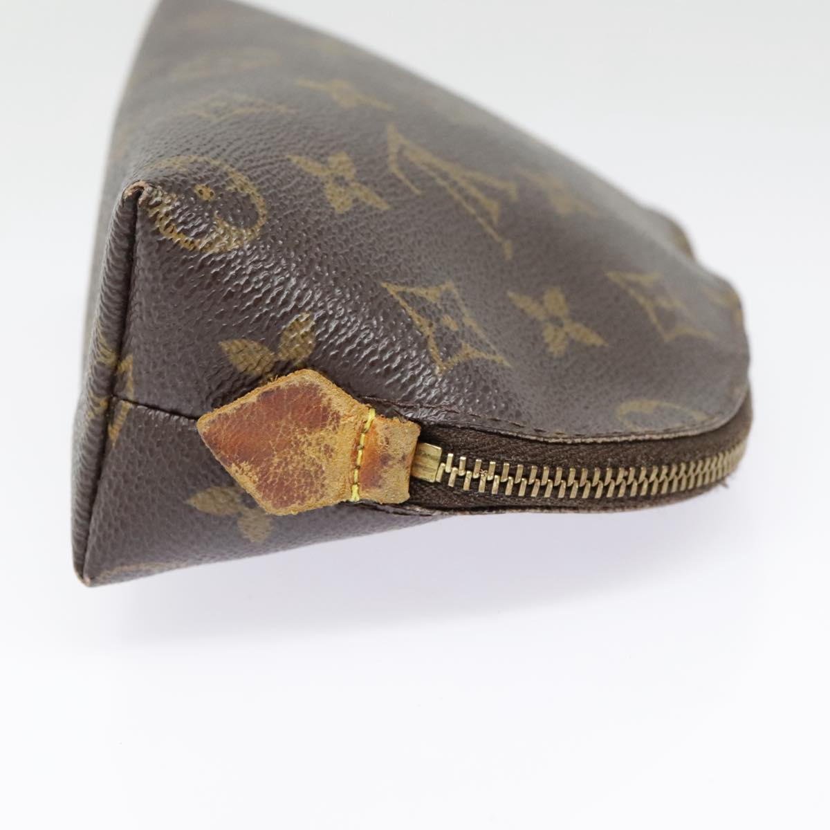 LOUIS VUITTON Monogram Pochette Cosmetic PM Cosmetic Pouch M47515 LV Auth 90924