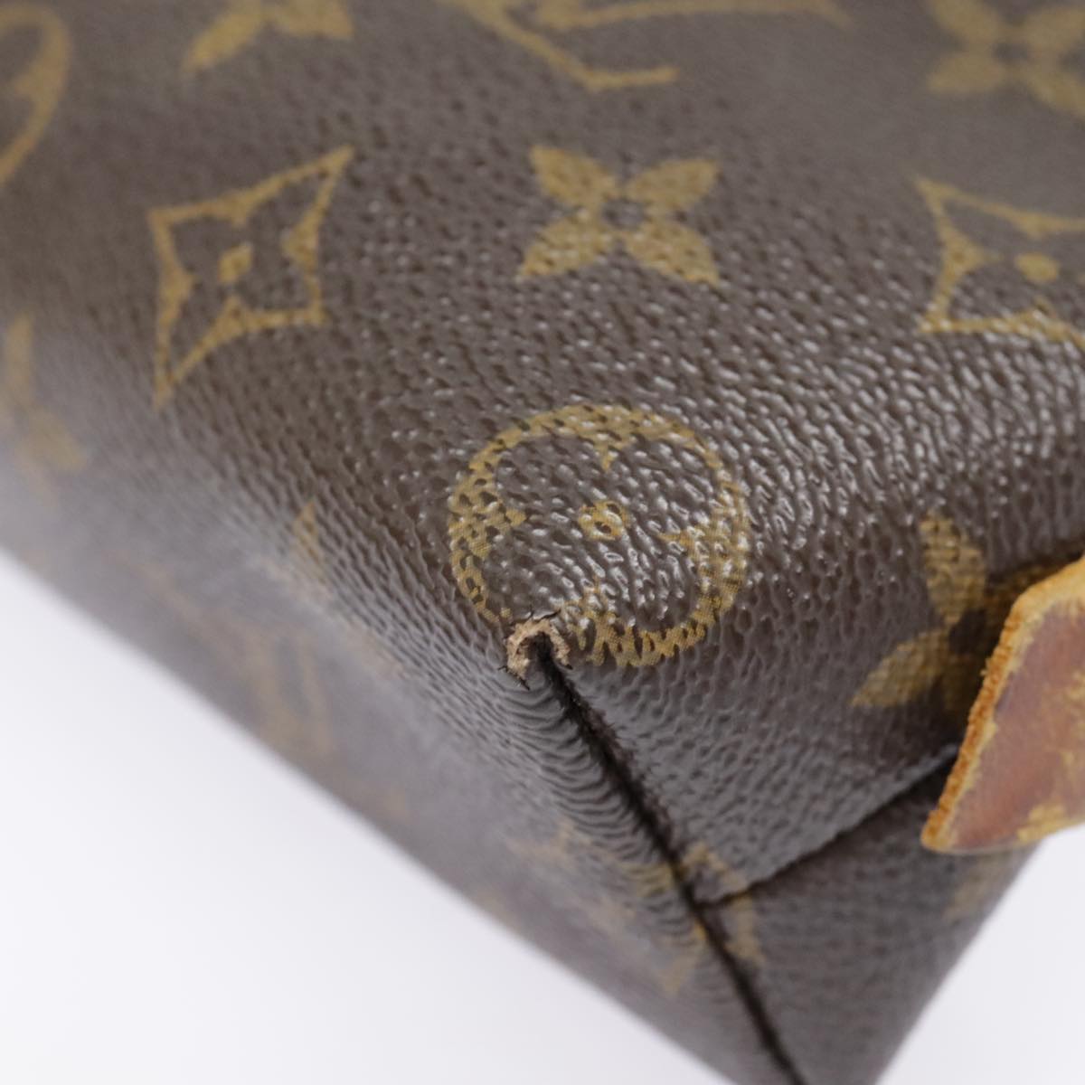 LOUIS VUITTON Monogram Pochette Cosmetic PM Cosmetic Pouch M47515 LV Auth 90924