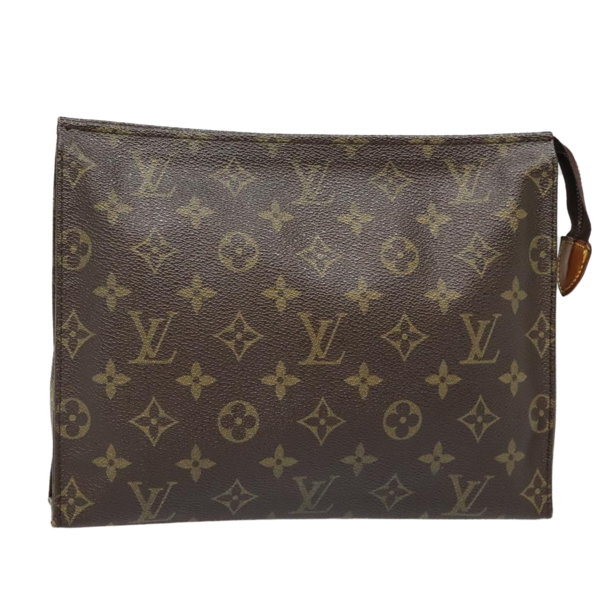 LOUIS VUITTON Monogram Poche Toilette 26 Pouch M47542 LV Auth 90925