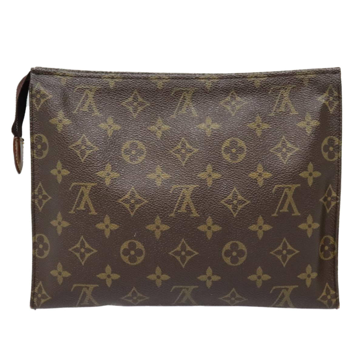 LOUIS VUITTON Monogram Poche Toilette 26 Pouch M47542 LV Auth 90925