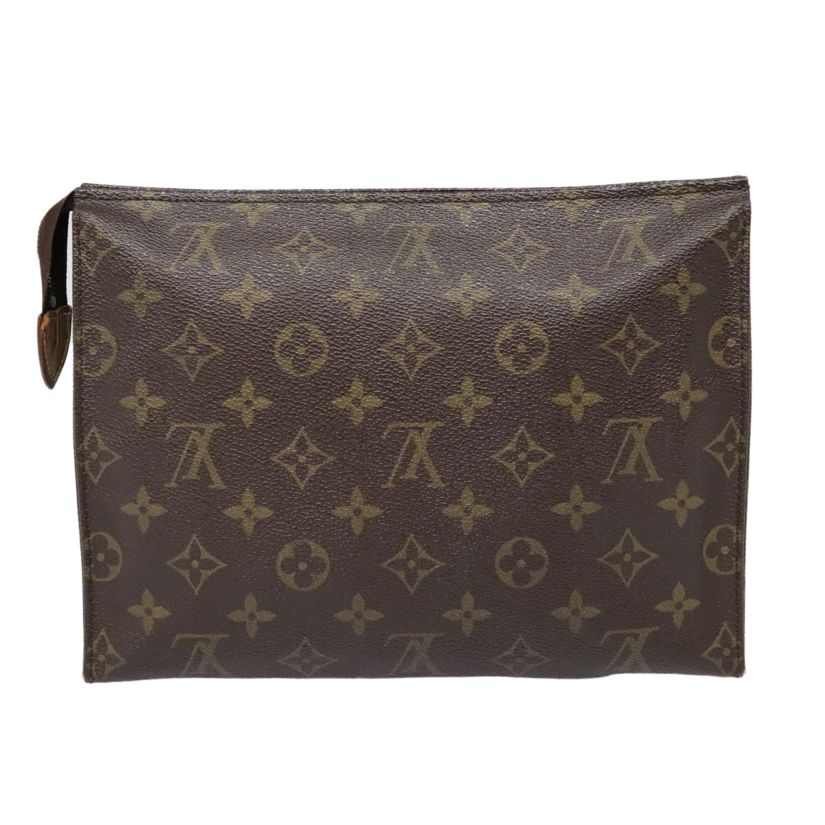 LOUIS VUITTON Monogram Poche Toilette 26 Pouch M47542 LV Auth 90926