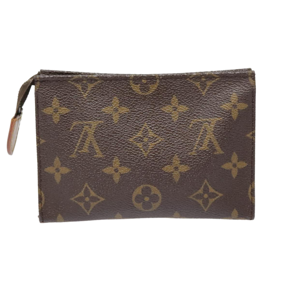 LOUIS VUITTON Monogram Poche Toilette 15 Pouch M47546 LV Auth 90930