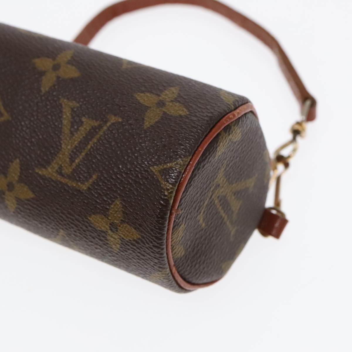 LOUIS VUITTON Monogram Papillon Pouch LV Auth 90932